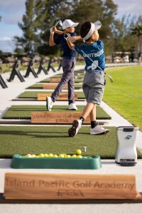image of golf academy students